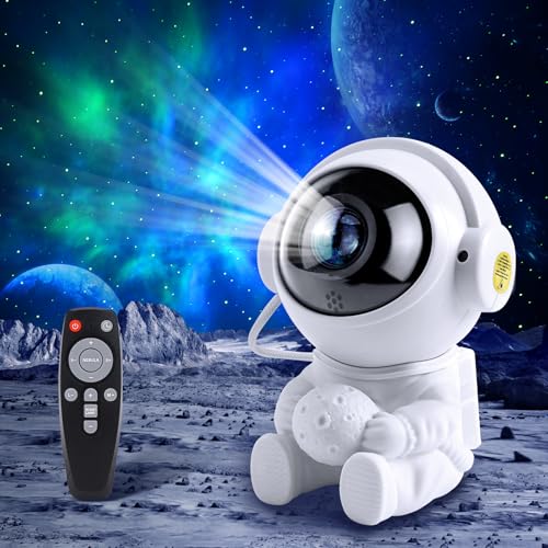 Fokky Sternenhimmel Projektor Astronaut Projektor, LED Nachtlicht Kinder 9 Nebelmodi 2 Sternenmodi Fernbedienung einstellbare, Astronaut sternenhimmel projektor mit Timer für Kinder Erwachsene Fokky Sternenhimmel Projektor Astronaut Projektor, LED Nachtlicht Kinder 9 Nebelmodi 2 Sternenmodi Fernbedienung einstellbare, Astronaut sternenhimmel projektor mit Timer für Kinder Erwachsene von Fokky