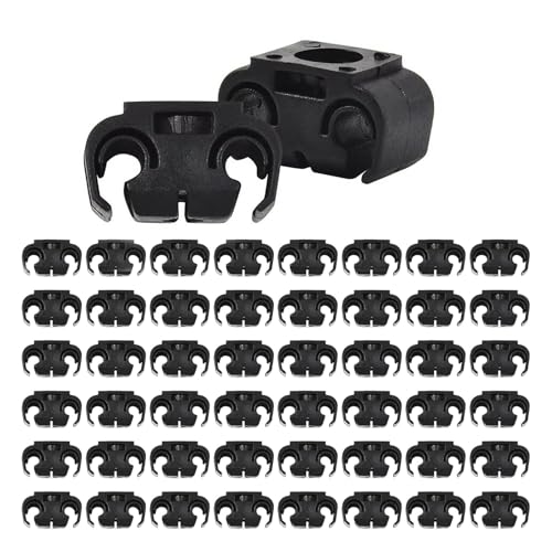 Fokroin 50PCS Auto Bremsleitung Clip, Bremsleitung Halter, Bremsschlauch Doppeltclip, Bremsleitung Halter Bremsschlauch Clip, Kunststoff Bremsschlaeuche Clip, Allgemeines Automobilzubehö Fokroin 50PCS Auto Bremsleitung Clip, Bremsleitung Halter, Bremsschlauch Doppeltclip, Bremsleitung Halter Bremsschlauch Clip, Kunststoff Bremsschlaeuche Clip, Allgemeines Automobilzubehö von Fokroin