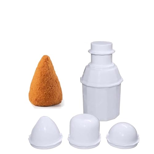 Fokroin DIY Reisbällchenform Set 3-in-1, Form Mehrzweck Arancini Maker, Reiskugel Form Arancini Maker Form, Onigiri Form Reiskugel Maker Sushi Form für Reisbällchen(Zylinder+Kegel+Runde) von Fokroin