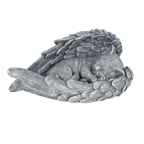 Fokroin Grabstein Katze, Katze Hund Engel Haustier Denkmal Grab Marker Tribut Statue, Grabschmuck Wetterfest, Grabschmuck, Haustierdenkmal, fur Terrasse, Balkon, Garten Oder als Geschenk Lnnenbereich Fokroin Grabstein Katze, Katze Hund Engel Haustier Denkmal Grab Marker Tribut Statue, Grabschmuck Wetterfest, Grabschmuck, Haustierdenkmal, fur Terrasse, Balkon, Garten Oder als Geschenk Lnnenbereich von Fokroin