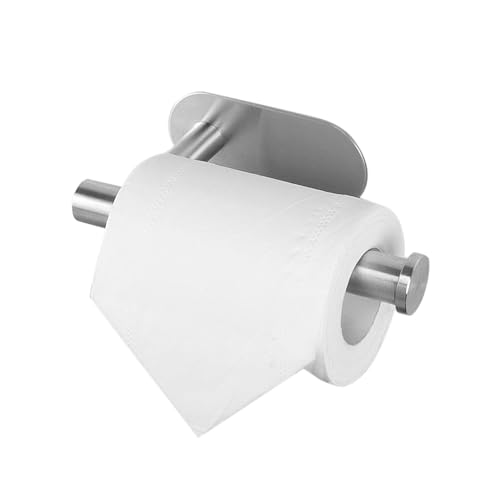 Fokroin Toilettenpapierhalter, kein Bohren erforderlich, Selbstklebender Toilettenpapierhalter, Toilettenpapierrollenhalter aus Edelstahl, Küchen- und Badezimmerpapierhalter von Fokroin