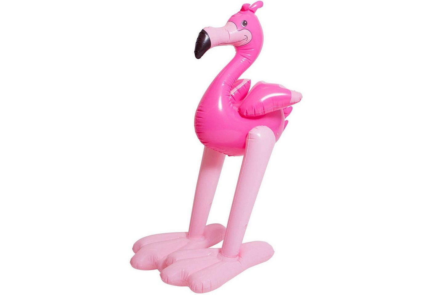 Folat Dekofigur Aufblasbarer Flamingo, Partydeko zum Aufpusten für eine tierische Mottoparty, Geburtstag ode von Folat