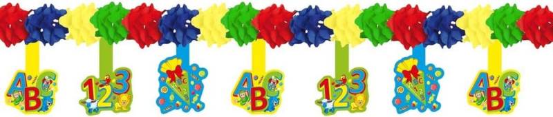 Folat Girlande Schulanfang Partry Kinderfest - erste Klasse, 1. Schultag, Einschulung, ABC- Set Feiern von Folat