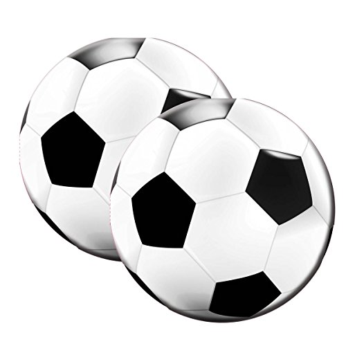 Fu�ball Servietten rund Party Soccer 20 St�ck Geburtstag Fu�ballparty von Folat