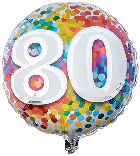 Qualatex 49559 80 Regenbogen-Konfetti, 45,7 cm, mehrfarbig von Qualatex
