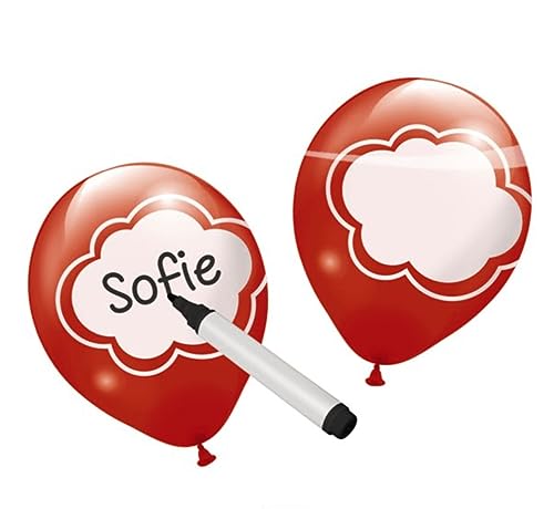 beschreibbares Luftballons (Pack von 6) von Folat