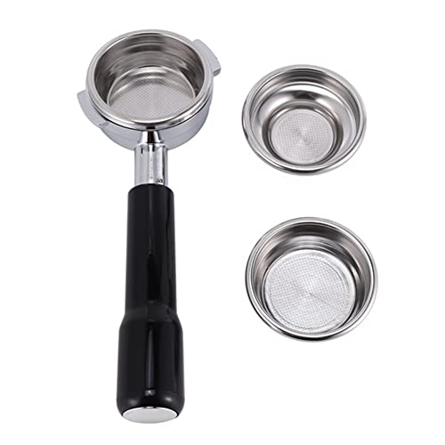 Folceretsc 58 Mm Bodenloser Professioneller Espresso Kaffee SiebträGer Aus Rostfreiem Stahl mit Einzel- und Doppel Tassen Filter Korb Folceretsc 58 Mm Bodenloser Professioneller Espresso Kaffee SiebträGer Aus Rostfreiem Stahl mit Einzel- und Doppel Tassen Filter Korb von Folceretsc