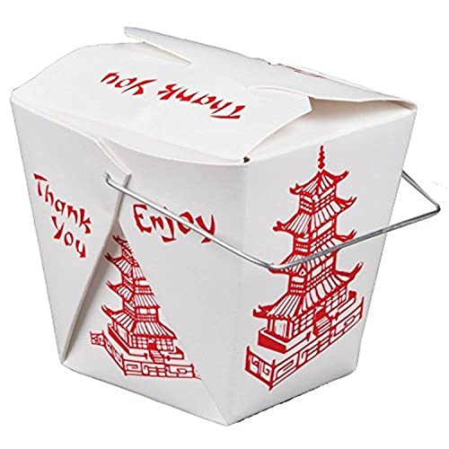 Chinese Take Out Boxes PAGODA 16 oz / Pint Size Party Favor and Food Pail by Fold Pak von Fold Pak