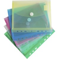 FolderSys Dokumententaschen A5 0.2 mm farbsortiert von Foldersys