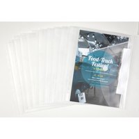 FolderSys Dokumententaschen DIN A4 0.2 mm transparent von Foldersys