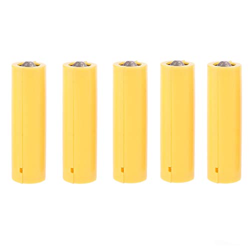 Folewr-8 Batterie Adapter,5 Stück Dummy Batterie Netzteil Adapter Batterieersatz Für AA Oder AAA Akku von Folewr-8