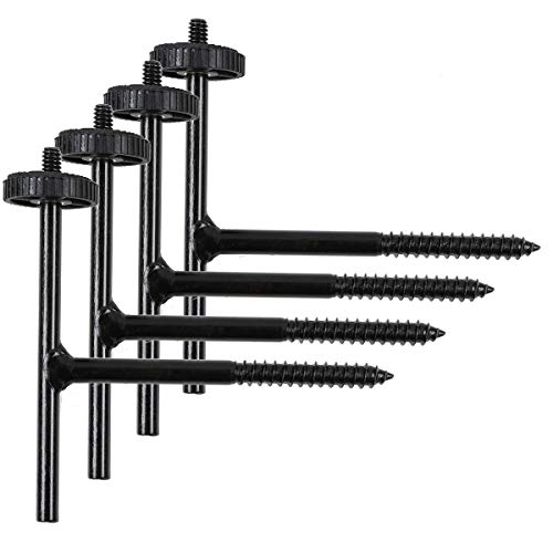 Folgtek 4pcs Trail Kamera Baum Mount Wandhalter Polyester Kamera Baum Montagezubehör 1/4 Schraubenloch für Kamera Halterung Zubehör geeignet für Camping, 10x11cm Reisen oder den täglichen Gebrauch von Folgtek