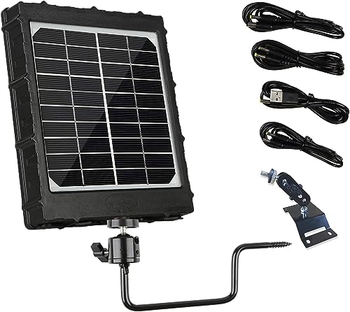 Folgtek 8000mAh Solarpanel 12V/1.2A, 9V/1.6A, 6V/2.4A Ausgang, Externer Eingang 5 V/2A IP66 Wasserdicht Tragbar Outdoor Wiederaufladbar Stromversorgung Solarpanel für Wildkamera, Überwachungskamera Folgtek 8000mAh Solarpanel 12V/1.2A, 9V/1.6A, 6V/2.4A Ausgang, Externer Eingang 5 V/2A IP66 Wasserdicht Tragbar Outdoor Wiederaufladbar Stromversorgung Solarpanel für Wildkamera, Überwachungskamera von Folgtek