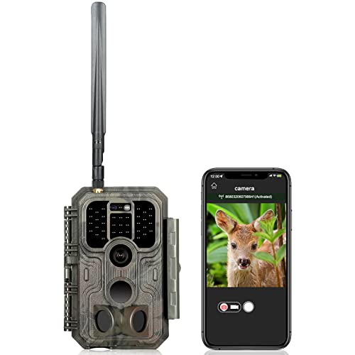 Folgtek Zelluläre Wildkamera 4G LTE 32MP 1296P mit SIM Karte und 32 GB SD Karte, Nachtsicht Wildtierkamera mit 120° Weitwinkel IP66 Wasserdicht für Bauernhofsicherheit Folgtek Zelluläre Wildkamera 4G LTE 32MP 1296P mit SIM Karte und 32 GB SD Karte, Nachtsicht Wildtierkamera mit 120° Weitwinkel IP66 Wasserdicht für Bauernhofsicherheit von Folgtek