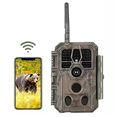 Folgtek WLAN Wildkamera Beobachtungsmonitor 64MP 1296P mit Nachtsicht 30m Bewegungsaktivierung IP66 Wasserdicht 2,4 Zoll LCD Bildschirm 0,1s Auslösezeit für Wildtiere Jagd und Heimsicherheit Folgtek WLAN Wildkamera Beobachtungsmonitor 64MP 1296P mit Nachtsicht 30m Bewegungsaktivierung IP66 Wasserdicht 2,4 Zoll LCD Bildschirm 0,1s Auslösezeit für Wildtiere Jagd und Heimsicherheit von Folgtek