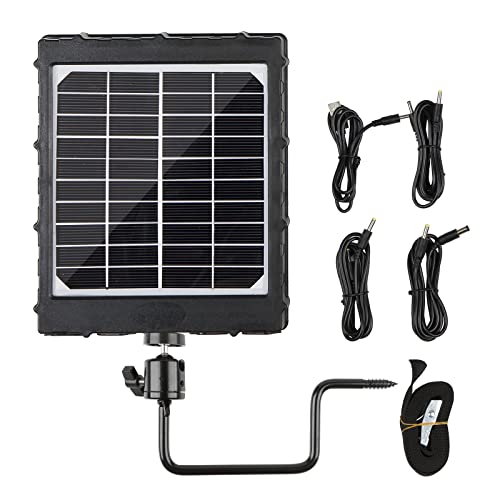 Folgtek Wildkamera 8000mAh Solarcharger Solarpanel 12V/1A, 9V/1.5A, 6V/2A Ausgang, Externer Eingang 5V/2A IP66 Wasserdicht Tragbar Outdoor Wiederaufladbar Stromversorgung Folgtek Wildkamera 8000mAh Solarcharger Solarpanel 12V/1A, 9V/1.5A, 6V/2A Ausgang, Externer Eingang 5V/2A IP66 Wasserdicht Tragbar Outdoor Wiederaufladbar Stromversorgung von Folgtek