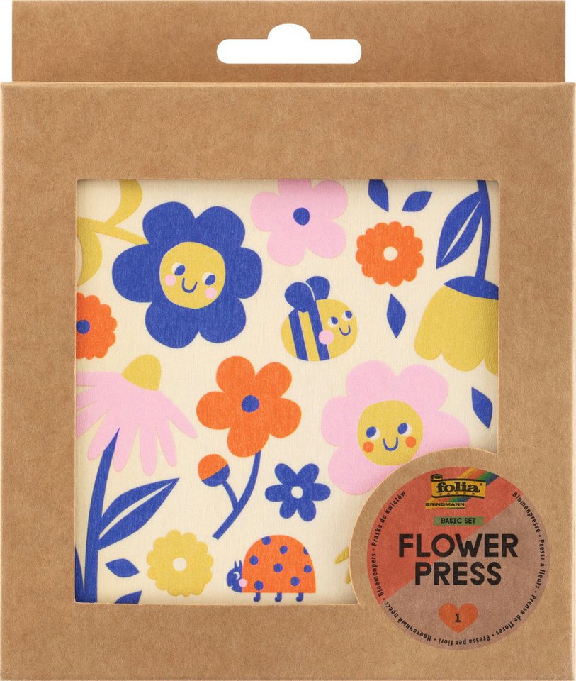Folia Max Bringmann KG Bastelnaturmaterial Blumenpresse Basic-Set, 14,5 x 14,5cm Folia Max Bringmann KG Bastelnaturmaterial Blumenpresse Basic-Set, 14,5 x 14,5cm von Folia Max Bringmann KG