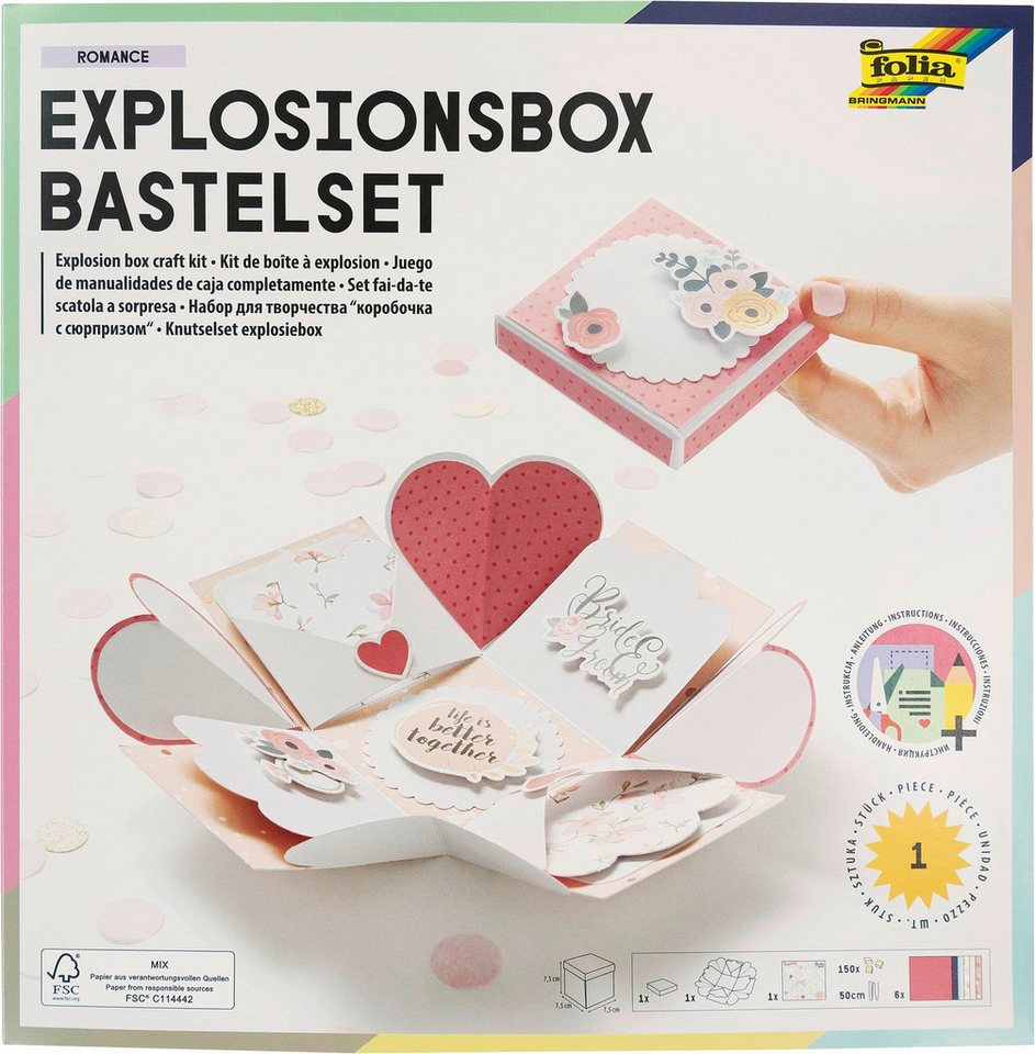 Folia Max Bringmann KG Papierdekoration Explosionsbox von Folia Max Bringmann KG