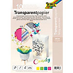 Folia Bastelpapier Farbig Sortiert Transparentpapier 115 g/m² 87429 10 Stück von Folia