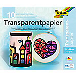 Folia Bastelpapier Farbig Sortiert Transparentpapier 42 g/m² 800 10 Stück von Folia