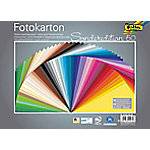 Folia Farbiges Papier Farbig Sortiert Fotokarton 300 g/m² 6125/50 99 50 Blatt von Folia