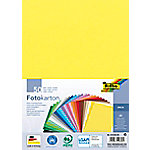 Folia Farbiges Papier Farbig Sortiert Fotokarton DIN A4 614/50 99 50 Blatt von Folia