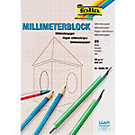 Folia Millimeterpapier DIN A4 80 g/m² 210 x 297 mm Weiß 25 Stück von Folia