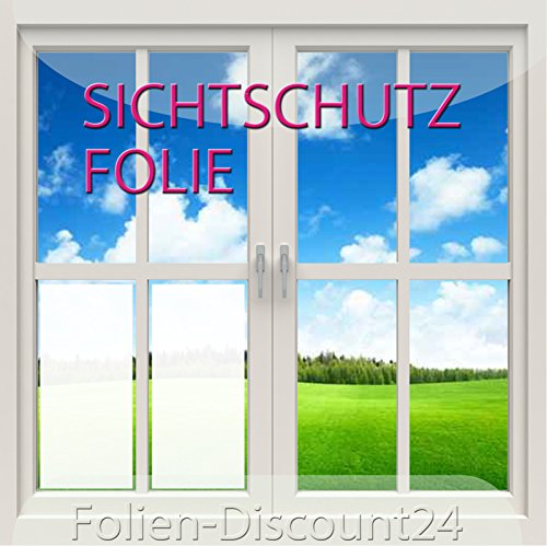 (EUR 6,33 / Quadratmeter) Fensterfolie | Sichtschutz Folie | 200 x 30 cm | Frosted Preis Tip! Sonnenschutz von Folien-Discount24