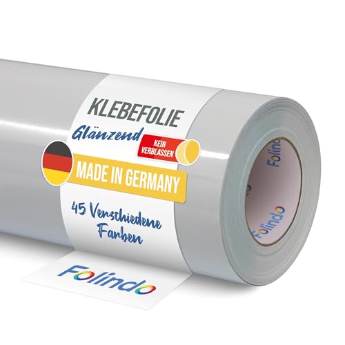 FOLINDO Möbelfolie Selbstklebend Transparent Glanz Vinyl 5m x 31,5 cm - Klebefolie für Möbel und Küche FOLINDO Möbelfolie Selbstklebend Transparent Glanz Vinyl 5m x 31,5 cm - Klebefolie für Möbel und Küche von Folindo