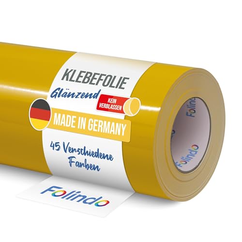 FOLINDO Möbelfolie selbstklebend 621 021 Gelb Glanz Vinyl 5m x 31,5 cm Klebefolie Möbel, Klebefolie Küche, Möbelfolie, Folie für Möbel, Möbelfolie selbstklebende Folie, Küchenfolie selbstklebend FOLINDO Möbelfolie selbstklebend 621 021 Gelb Glanz Vinyl 5m x 31,5 cm Klebefolie Möbel, Klebefolie Küche, Möbelfolie, Folie für Möbel, Möbelfolie selbstklebende Folie, Küchenfolie selbstklebend von Folindo
