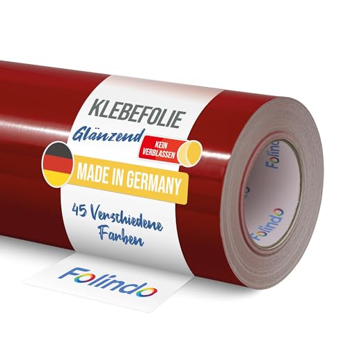 FOLINDO Möbelfolie selbstklebend 621 031 Rot Glanz Vinyl 5m x 63 cm Klebefolie Möbel, Klebefolie Küche, Möbelfolie, Folie für Möbel, Möbelfolie selbstklebende Folie, Küchenfolie selbstklebend FOLINDO Möbelfolie selbstklebend 621 031 Rot Glanz Vinyl 5m x 63 cm Klebefolie Möbel, Klebefolie Küche, Möbelfolie, Folie für Möbel, Möbelfolie selbstklebende Folie, Küchenfolie selbstklebend von Folindo