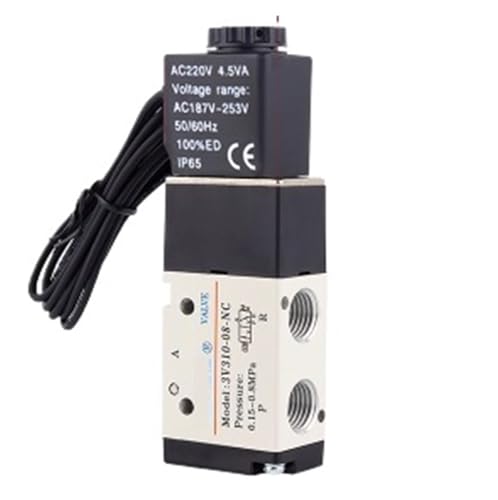 3V310-08NCAI Solenoid Valve With External Coil - Normally Closed Pneumatic Directional Control Valve von Folisila
