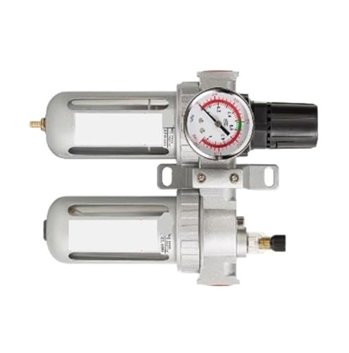Folisila Air Compressor Air Pump Pneumatic Oil-Water Separator Dual Pressure Reducing Valve Dual Pressure Reducing Valve SFC300 Without Connector Folisila Air Compressor Air Pump Pneumatic Oil-Water Separator Dual Pressure Reducing Valve Dual Pressure Reducing Valve SFC300 Without Connector von Folisila