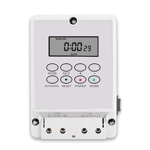 Folisila Automatischer Klingelring-Timer 220 V mit 10-Zoll-Klingel, Controller Schulfabrikklingel mit Klingel, 80-mal EIN Tag, 6-Zoll-Zeitschalter Folisila Automatischer Klingelring-Timer 220 V mit 10-Zoll-Klingel, Controller Schulfabrikklingel mit Klingel, 80-mal EIN Tag, 6-Zoll-Zeitschalter von Folisila