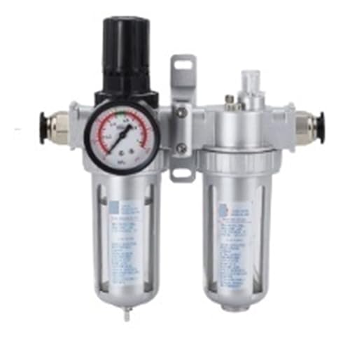 Folisila Oil-Water Separator Dual-Unit Pressure Regulating Valve Air Source Treatment Air Compressor Filter Dual-Unit SFC200 with 12-Tube Straight-Through Connector Folisila Oil-Water Separator Dual-Unit Pressure Regulating Valve Air Source Treatment Air Compressor Filter Dual-Unit SFC200 with 12-Tube Straight-Through Connector von Folisila