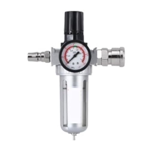 Folisila Oil-Water Separator Dual-Unit Pressure Regulator Valve Air Source Treatment Air Compressor Filter Pressure Regulator SFR400 with 40 Male and Female Connectors Folisila Oil-Water Separator Dual-Unit Pressure Regulator Valve Air Source Treatment Air Compressor Filter Pressure Regulator SFR400 with 40 Male and Female Connectors von Folisila
