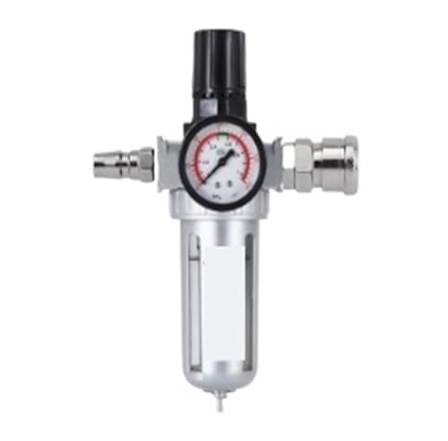 Oil-Water Separator Dual-Unit Pressure Regulator Valve Air Source Treatment Air Compressor Filter Filter Pressure Regulator SFR200 with 20 Male and Female Connectors Oil-Water Separator Dual-Unit Pressure Regulator Valve Air Source Treatment Air Compressor Filter Filter Pressure Regulator SFR200 with 20 Male and Female Connectors von Folisila