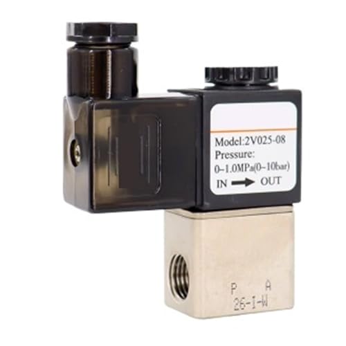 Pneumatic Solenoid Valve 2V025-08 With Connector Two-Position Two-Way Pneumatic Solenoid Control Valve(6mm) von Folisila