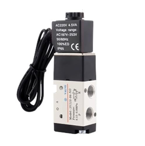 Push-type Solenoid Valve 3V110-06NOAI Normally Open Pneumatic Directional Control Valve von Folisila