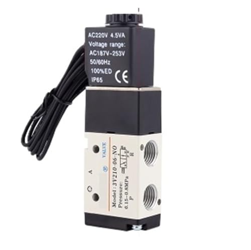 Push-type Solenoid Valve 3V210-06 NOAI Normally Open Pneumatic Directional Control Valve von Folisila