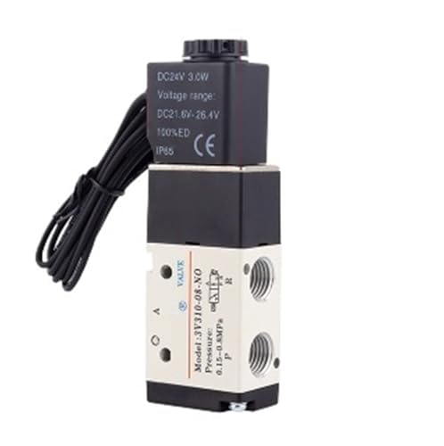 Push-type Solenoid Valve 3V310-08NOBI Normally Open Pneumatic Directional Control Valve von Folisila