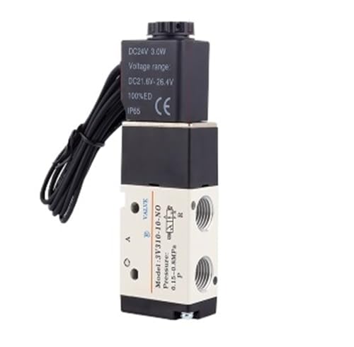 Push-type Solenoid Valve 3V310-10NOBI Normally Open Pneumatic Directional Control Valve von Folisila