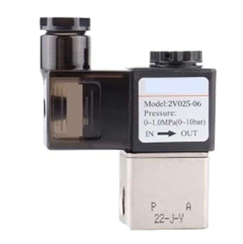 Solenoid Valve 2V025-06 Two-Position Two-Way Pneumatic Solenoid Control Valve(AC220V) von Folisila