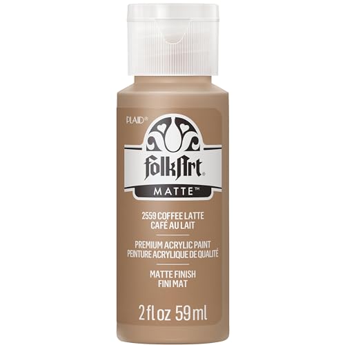 FolkArt Acrylic Paint in Assorted Colors (2 oz), 2559, Coffee Latte von FolkArt