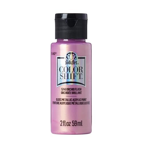 FolkArt Color Shift Paint, 57 g, Orchid Flash 2 Fl Oz FolkArt Color Shift Paint, 57 g, Orchid Flash 2 Fl Oz von FolkArt