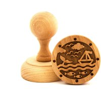 Boot Holzgravurstempel Für Plätzchen, Laserstempel, Backgeschenk von FolkRoll