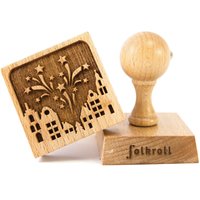 Silvester Gravierter Stempel, Keksstempel, Laserstempel, Backgeschenk von FolkRoll