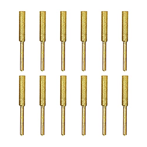 Folpus 12x Diamant Bits Schärfset, Gold 4mm von Folpus