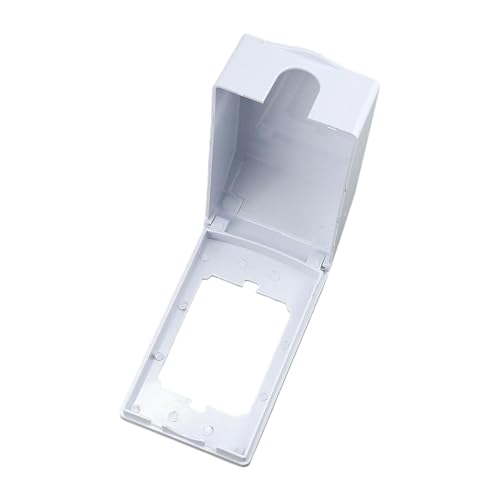 Folpus 120 Typ Anti-Spritzschutz-Steckdosenabdeckung, staubdicht, 142 x 83 x 48 mm, professionell für Badezimmer-Spritzschutzschalter-Schutzbox, Weiß von Folpus