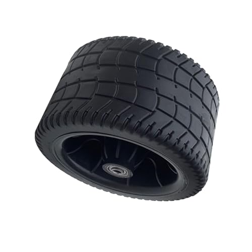 Folpus 4 Zoll Breites Wagenrad, PP Reifen, Schwarz, Leicht zu Installieren, Langlebig, Durchmesser 16 cm Folpus 4 Zoll Breites Wagenrad, PP Reifen, Schwarz, Leicht zu Installieren, Langlebig, Durchmesser 16 cm von Folpus